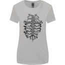Roman Armour Fancy Dress Warrior Gym MMA Womens Wider Cut T-Shirt Sports Grey