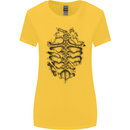 Roman Armour Fancy Dress Warrior Gym MMA Womens Wider Cut T-Shirt Yellow