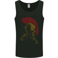 Roman Demon Skull MMA Gym Spartan Helmet Mens Vest Tank Top Black