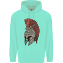 Roman Helmet Bodybuilding Gym Spartan Childrens Kids Hoodie Peppermint