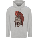 Roman Helmet Bodybuilding Gym Spartan Childrens Kids Hoodie Sports Grey