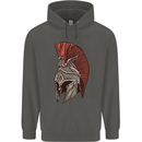 Roman Helmet Bodybuilding Gym Spartan Childrens Kids Hoodie Storm Grey