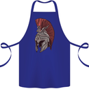 Roman Helmet Bodybuilding Gym Spartan Cotton Apron 100% Organic Royal Blue