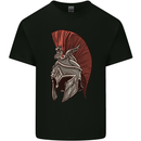 Roman Helmet Bodybuilding Gym Spartan Kids T-Shirt Childrens Black