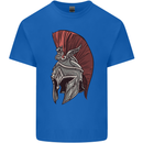 Roman Helmet Bodybuilding Gym Spartan Kids T-Shirt Childrens Royal Blue