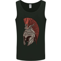 Roman Helmet Bodybuilding Gym Spartan Mens Vest Tank Top Black