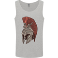 Roman Helmet Bodybuilding Gym Spartan Mens Vest Tank Top Sports Grey