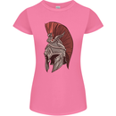 Roman Helmet Bodybuilding Gym Spartan Womens Petite Cut T-Shirt Azalea