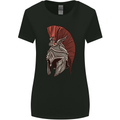 Roman Helmet Bodybuilding Gym Spartan Womens Wider Cut T-Shirt Black