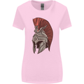 Roman Helmet Bodybuilding Gym Spartan Womens Wider Cut T-Shirt Light Pink