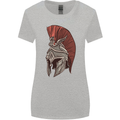 Roman Helmet Bodybuilding Gym Spartan Womens Wider Cut T-Shirt Sports Grey