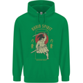 Ronin Spirit Samurai Japan Japanese Childrens Kids Hoodie Irish Green