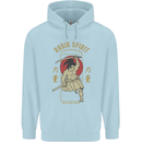 Ronin Spirit Samurai Japan Japanese Childrens Kids Hoodie Light Blue