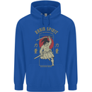 Ronin Spirit Samurai Japan Japanese Childrens Kids Hoodie Royal Blue