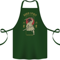 Ronin Spirit Samurai Japan Japanese Cotton Apron 100% Organic Forest Green