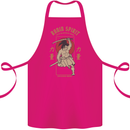 Ronin Spirit Samurai Japan Japanese Cotton Apron 100% Organic Pink