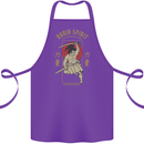 Ronin Spirit Samurai Japan Japanese Cotton Apron 100% Organic Purple
