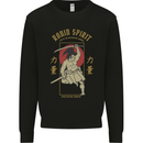 Ronin Spirit Samurai Japan Japanese Kids Sweatshirt Jumper Black
