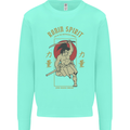 Ronin Spirit Samurai Japan Japanese Kids Sweatshirt Jumper Peppermint
