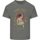 Ronin Spirit Samurai Japan Japanese Kids T-Shirt Childrens Charcoal