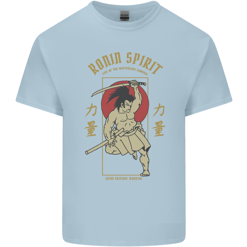 Ronin Spirit Samurai Japan Japanese Kids T-Shirt Childrens Light Blue