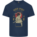 Ronin Spirit Samurai Japan Japanese Kids T-Shirt Childrens Navy Blue