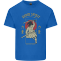 Ronin Spirit Samurai Japan Japanese Kids T-Shirt Childrens Royal Blue