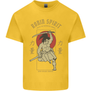 Ronin Spirit Samurai Japan Japanese Kids T-Shirt Childrens Yellow