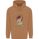 Ronin Spirit Samurai Japan Japanese Mens 80% Cotton Hoodie Caramel Latte