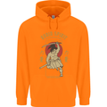 Ronin Spirit Samurai Japan Japanese Mens 80% Cotton Hoodie Orange