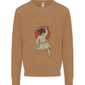 Ronin Spirit Samurai Japan Japanese Mens Sweatshirt Jumper Caramel Latte