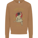 Ronin Spirit Samurai Japan Japanese Mens Sweatshirt Jumper Caramel Latte