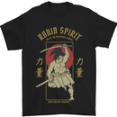 Ronin Spirit Samurai Japan Japanese Mens T-Shirt Cotton Gildan Black
