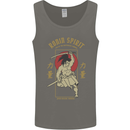 Ronin Spirit Samurai Japan Japanese Mens Vest Tank Top Charcoal