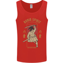 Ronin Spirit Samurai Japan Japanese Mens Vest Tank Top Red