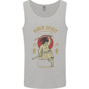 Ronin Spirit Samurai Japan Japanese Mens Vest Tank Top Sports Grey