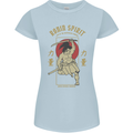 Ronin Spirit Samurai Japan Japanese Womens Petite Cut T-Shirt Light Blue