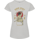 Ronin Spirit Samurai Japan Japanese Womens Petite Cut T-Shirt Sports Grey