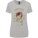 Ronin Spirit Samurai Japan Japanese Womens Wider Cut T-Shirt Sports Grey
