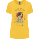 Ronin Spirit Samurai Japan Japanese Womens Wider Cut T-Shirt Yellow