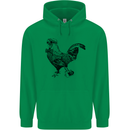 Rooster Camera Photography Photographer Childrens Kids Hoodie Irish Green