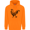 Rooster Camera Photography Photographer Childrens Kids Hoodie Orange