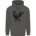 Rooster Camera Photography Photographer Childrens Kids Hoodie Storm Grey