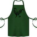Rooster Camera Photography Photographer Cotton Apron 100% Organic Forest Green