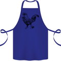 Rooster Camera Photography Photographer Cotton Apron 100% Organic Royal Blue
