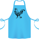 Rooster Camera Photography Photographer Cotton Apron 100% Organic Turquoise