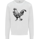 Rooster Camera Photography Photographer Kids Sweatshirt Jumper White