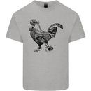 Rooster Camera Photography Photographer Kids T-Shirt Childrens Sports Grey