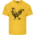Rooster Camera Photography Photographer Mens Cotton T-Shirt Tee Top Yellow