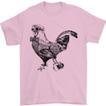 Rooster Camera Photography Photographer Mens T-Shirt Cotton Gildan Light Pink